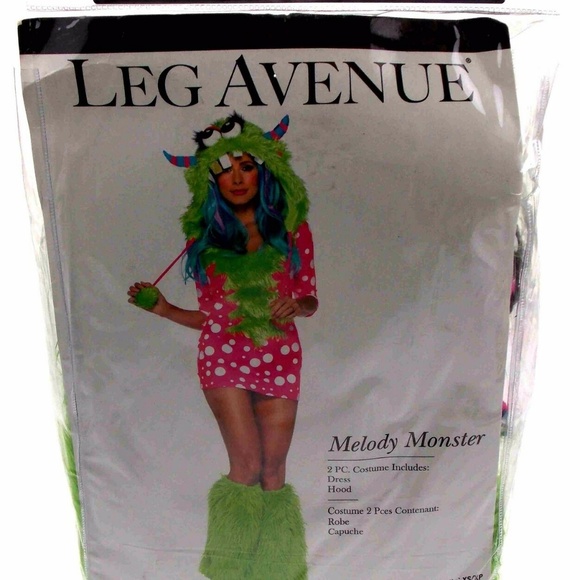 Leg Avenue Melody Monster XS Halloween Costume - Picture 2 of 3